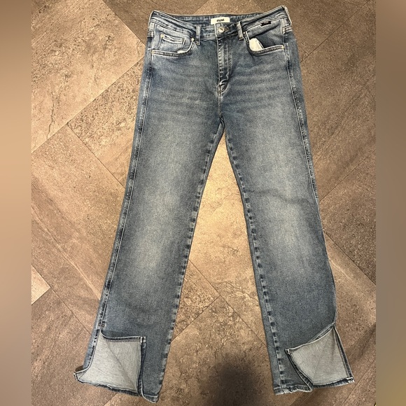 Mavi. 30”W 28”L Maria Split Jeans - Picture 2 of 11